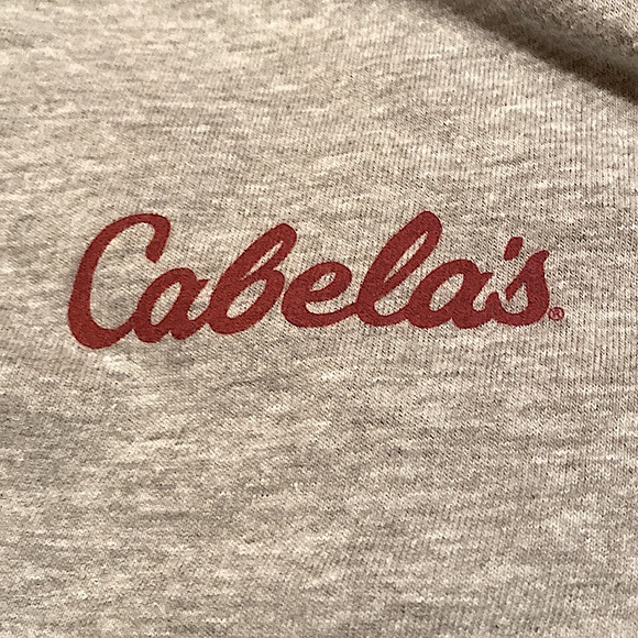Cabela’s men’s light gray long sleeve shirt - Picture 4 of 5